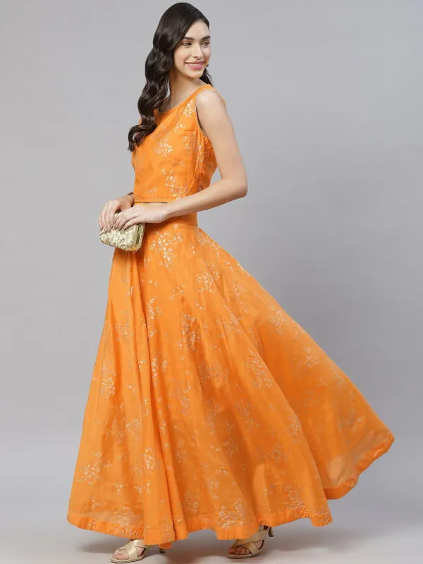 Mustard__Yellow_Printed_Ready_To_Wear_Lehenga_For_Women