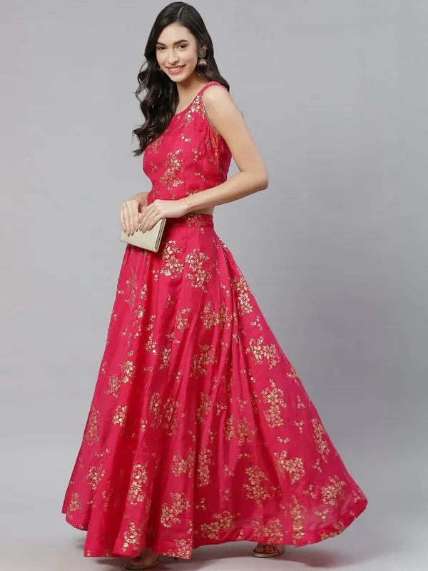 Pink_Printed_Ready_To_Wear_Lehenga_For_Women