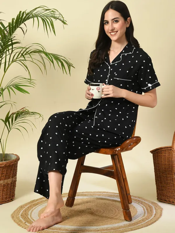 Black_Printed_Night_suit_For_Women