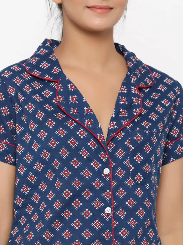 Blue_Printed_Night_Suit_For_Women