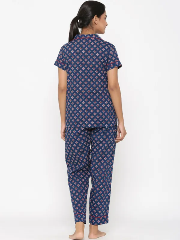 Blue_Printed_Night_Suit_For_Women