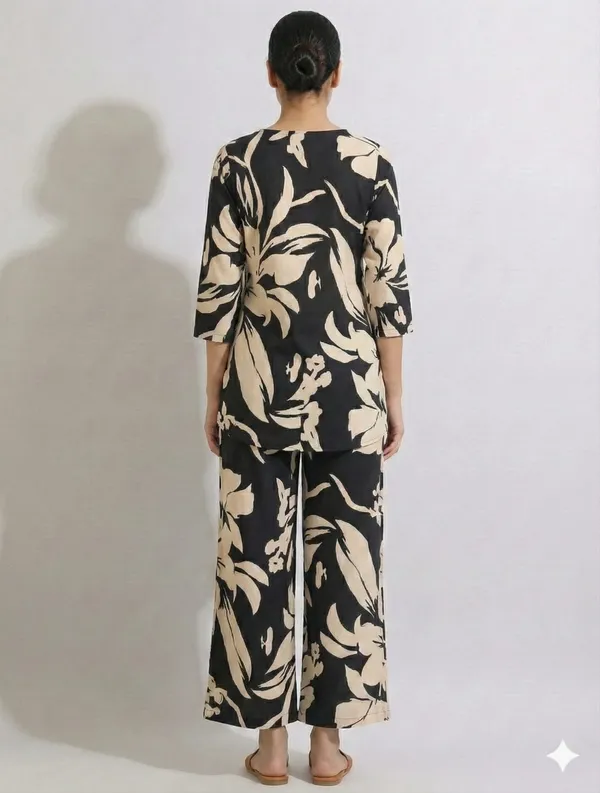 Women’s_Black_Printed_Kurta_&_Pant_Co-Ord_Set_for_Office_&_Daily_Wear
