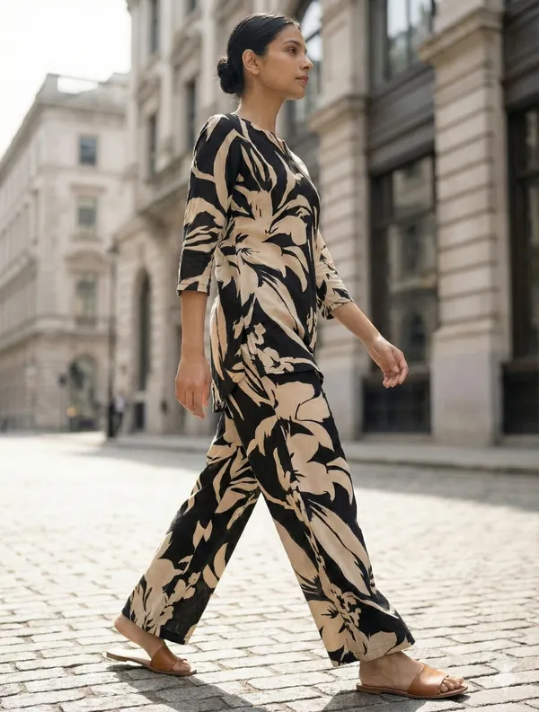 Women’s_Black_Printed_Kurta_&_Pant_Co-Ord_Set_for_Office_&_Daily_Wear
