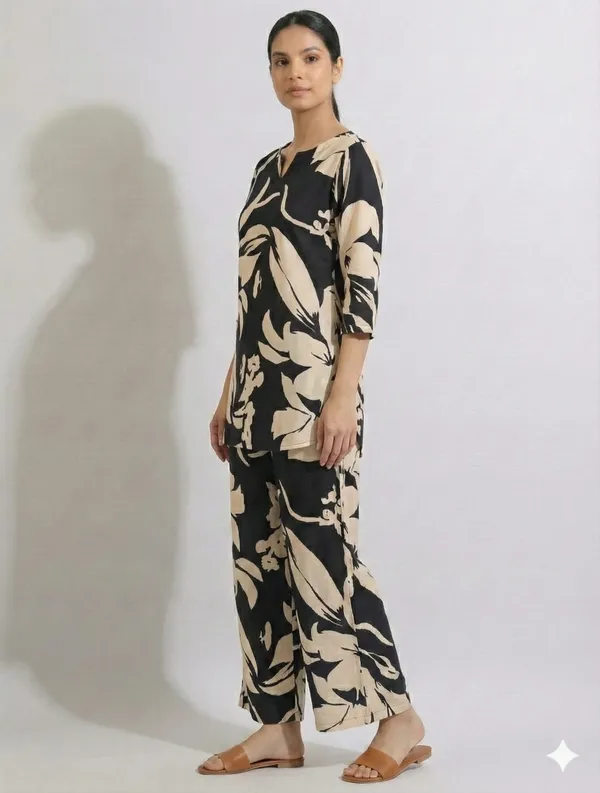 Women’s_Black_Printed_Kurta_&_Pant_Co-Ord_Set_for_Office_&_Daily_Wear