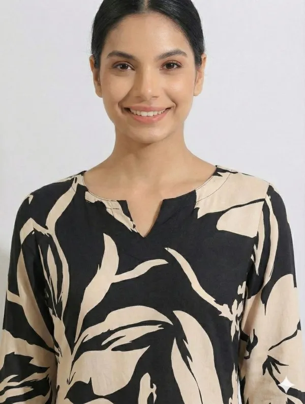 Women’s_Black_Printed_Kurta_&_Pant_Co-Ord_Set_for_Office_&_Daily_Wear