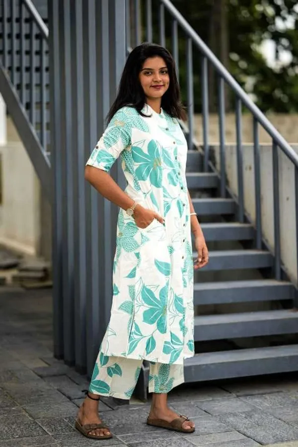 Beautiful_design_cotton_kurta_and_pant_for_Girls_and_Women's