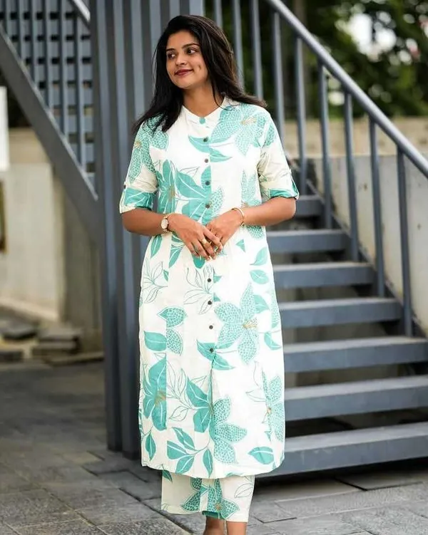 Beautiful_design_cotton_kurta_and_pant_for_Girls_and_Women's