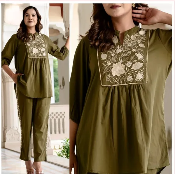 Beautiful_design_embroidery_work_cord-set_for_Girls_and_Women's