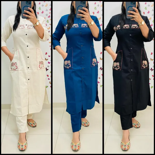 Beautiful_design_embroidery_work_kurti_for_Girls_and_Women's