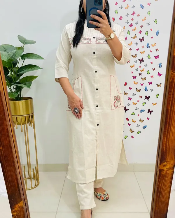 Beautiful_design_embroidery_work_kurti_for_Girls_and_Women's