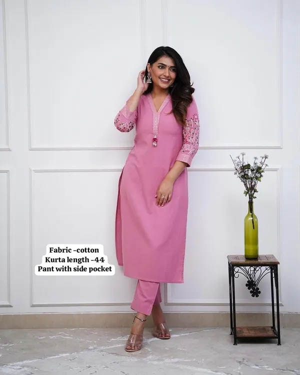 Beautiful_embroidery_design_kurta_set_for_Girls_and_Women's
