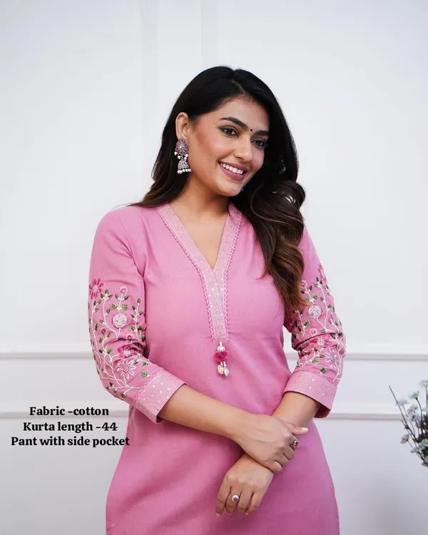 Beautiful_embroidery_design_kurta_set_for_Girls_and_Women's
