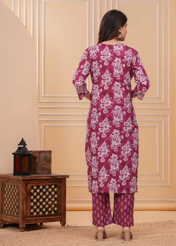 Beautiful_print_work_kurta_pant_with_dupatta_for_Girls_and_Women's