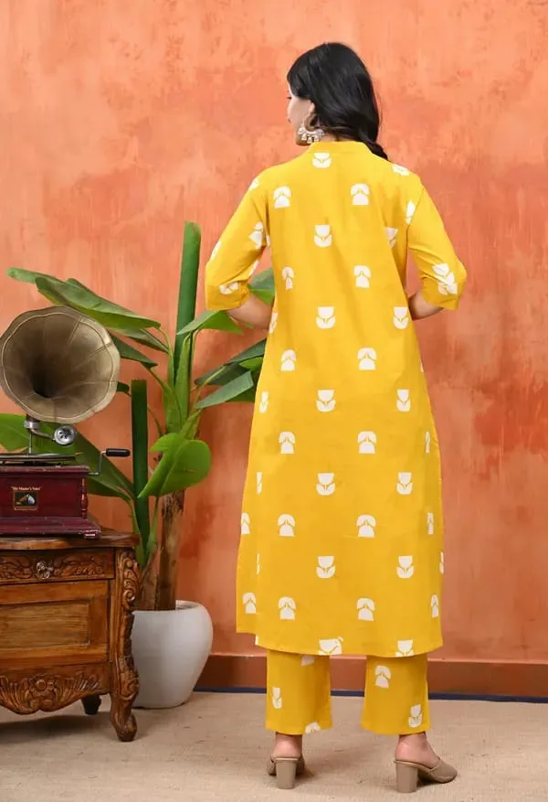 Beautiful_stylish_design_work_kurta_and_pant_For_Girls_and_Women's