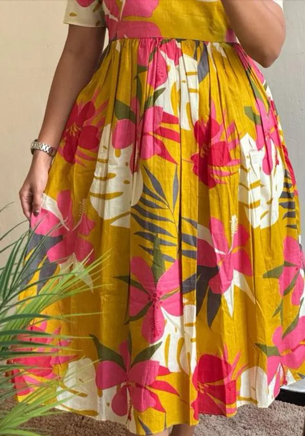 New_Floral_Printed_Kurta_For_Women's