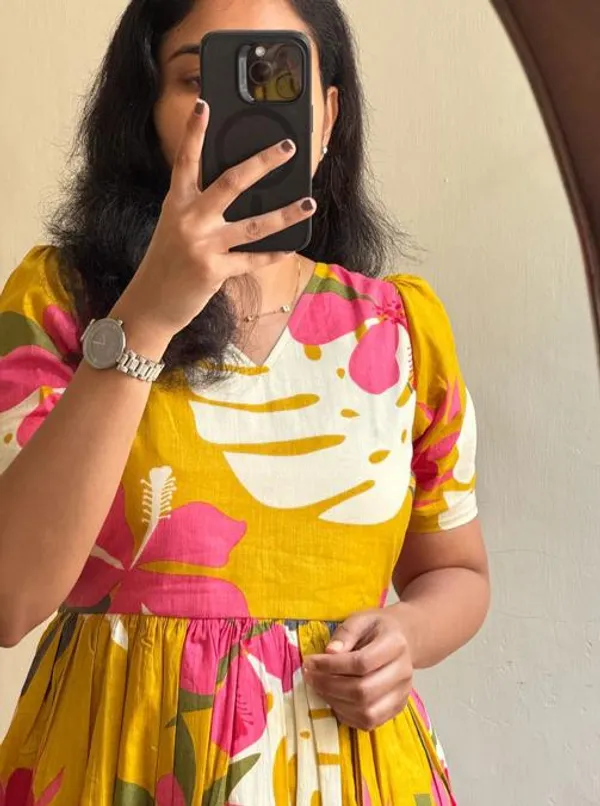 New_Floral_Printed_Kurta_For_Women's