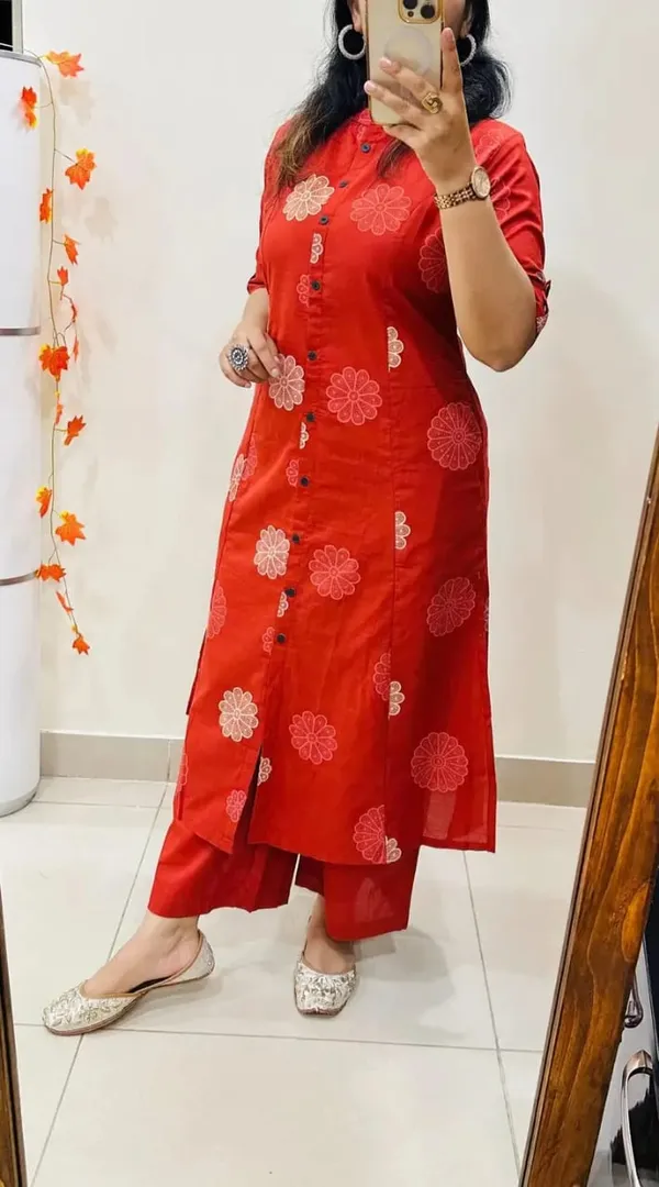 Stylish_Design_work_kurta_and_pant_for_Girls_and_Women's