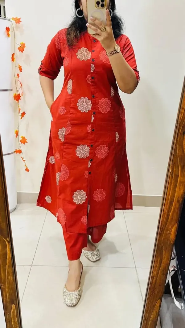 Stylish_Design_work_kurta_and_pant_for_Girls_and_Women's