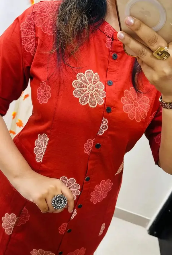 Stylish_Design_work_kurta_and_pant_for_Girls_and_Women's