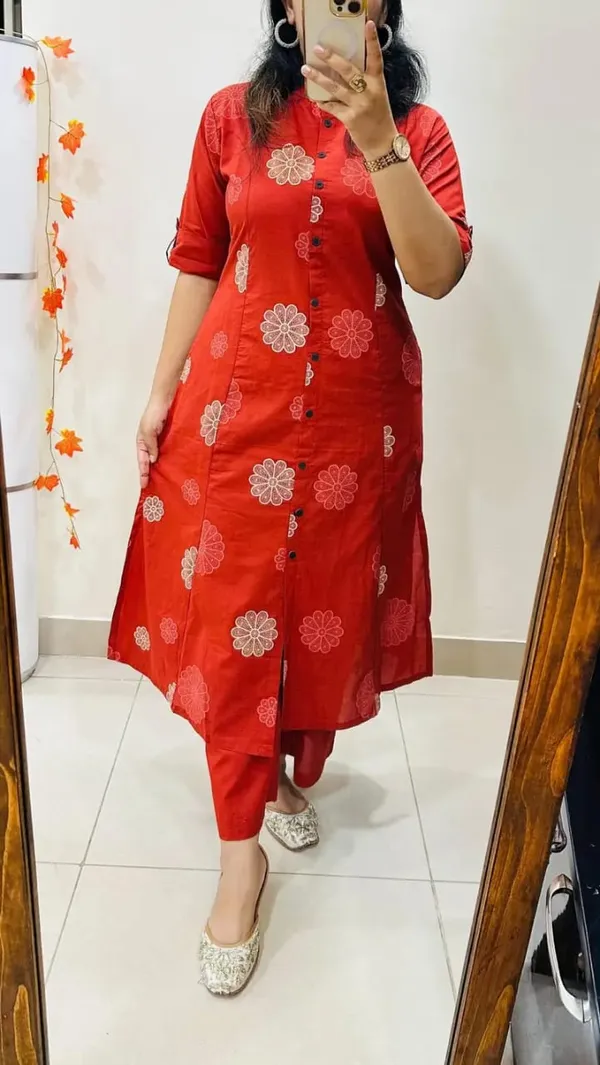 Stylish_Design_work_kurta_and_pant_for_Girls_and_Women's
