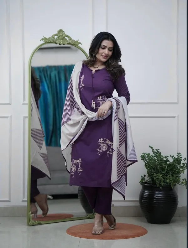 Stylish_Trendy_printed_kurta_and_pant_with_dupatta_for_Girls_and_Women's