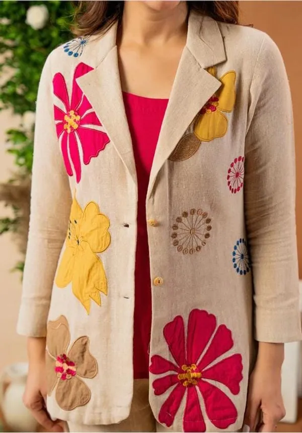 Stylish_design_jacket_kurti_set_for_Girls_and_Women's