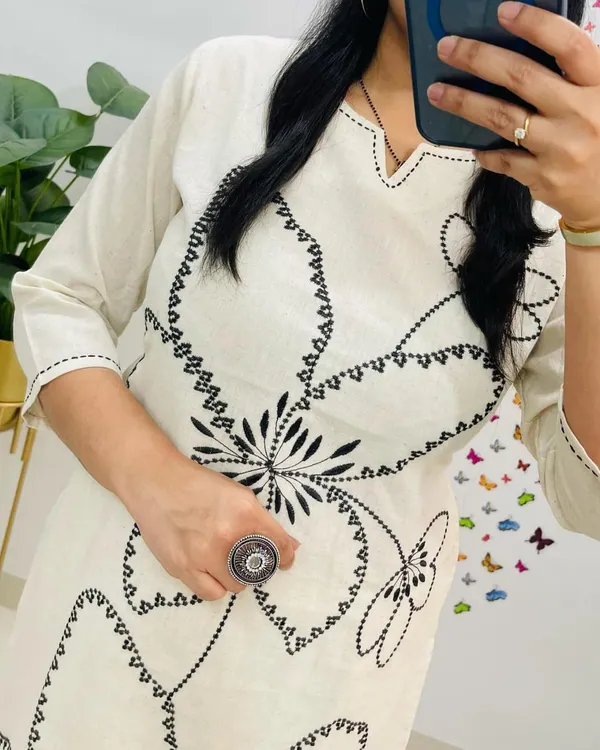 Stylish_design_pocket_pant_kurta_for_Girls_and_Women's