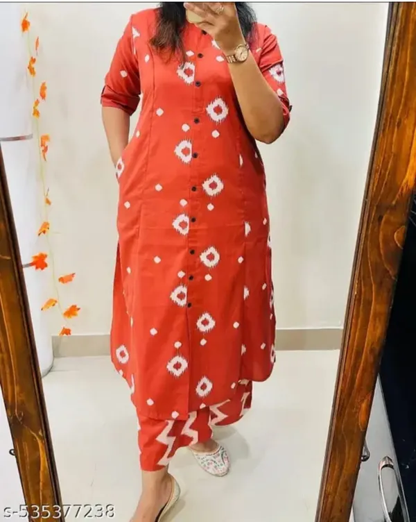 Unique_design_print_kurta_and_pant_For_Girls_and_Women's
