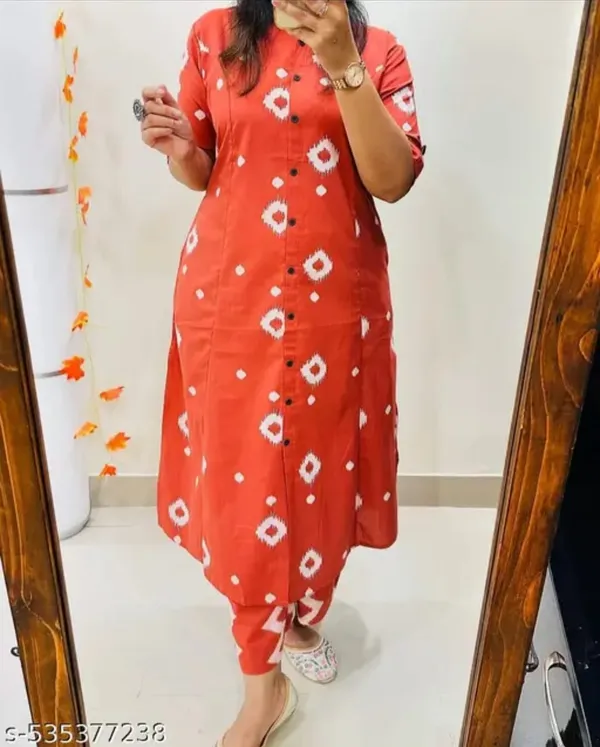 Unique_design_print_kurta_and_pant_For_Girls_and_Women's