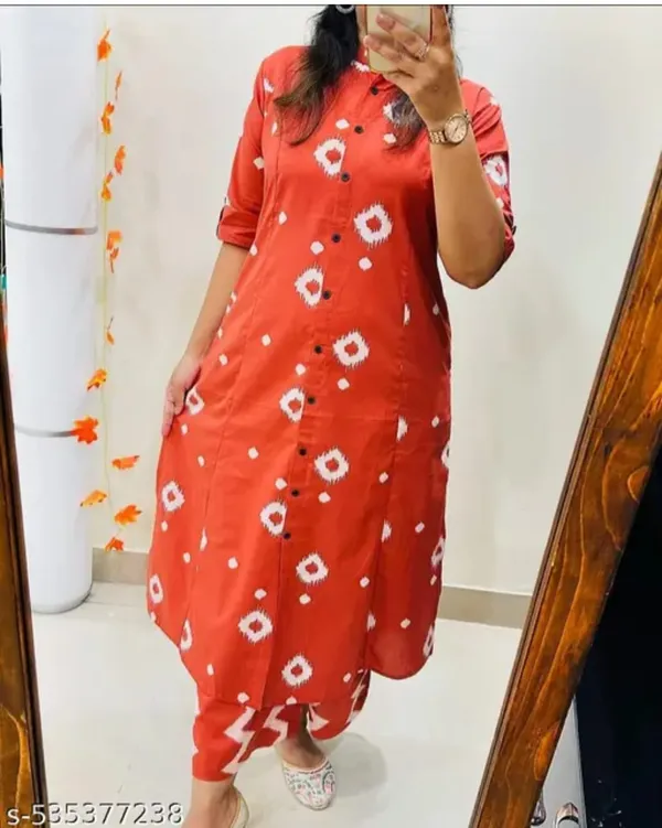 Unique_design_print_kurta_and_pant_For_Girls_and_Women's
