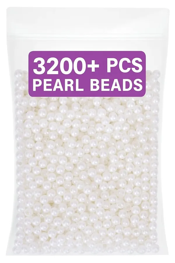 White_4mm_Pearl_Beads_for_Jewelry_Making_(3200+_Pcs)_|_White_Glossy_Beads_for_Craft,_Bracelet,_Decoration_&_DIY_Projects_|_Premium_Finish_Beads_for_Art_&_Sewing