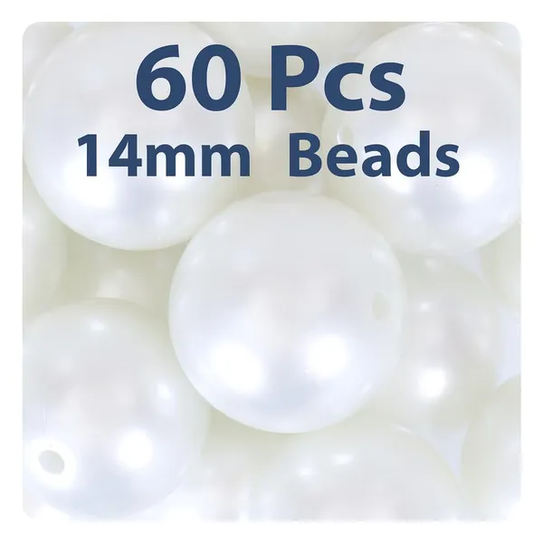 White_14mm_White_Pearl_Beads_for_Jewelry_Making_(60Pcs)_|_DIY_Craft_Beads_for_Bracelet,_Necklace_&_Art_Projects_|_Premium_Gloss_Finish_Plastic_Beads_for_Decoration_(14mm)