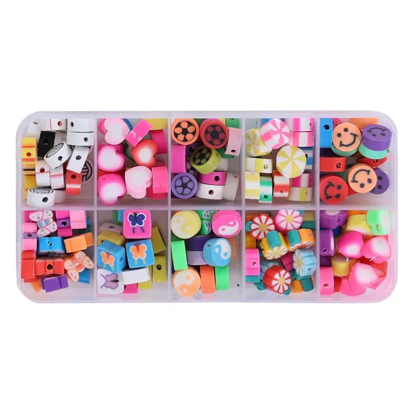 Multicolor_10-Partition_Rubber_Beads_Bracelet_Making_Kit_for_Kids_|_10_Designs_of_Emoji,_Heart,_Flower,_Butterfly_Beads_|_Includes_Elastic_Thread_&_Mini_Scissors_|_DIY_Jewellery_Craft_Set_for_Girls_&_Boys