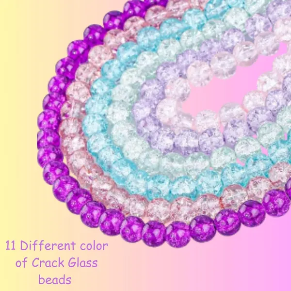 Multicolor_600+_Glass_Beads_DIY_Bracelet_Making_Craft_kit_for_Girls_and_Boys_Includes_11_Colors_of_Glass_Beads,_Evil_Eye_Beads,_Thread_Cutter,_Elastic_Thread,_Jute_Bag_(Crackle_Glass)