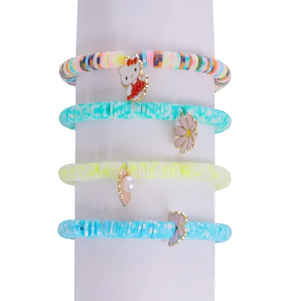 Multicolor_DIY_Jewelry_Making_Kit_-_3700+_Clay_Beads,_Alphabet_Beads,_5_pcs_of_Pendant_Charms,_and_Elastic_Roll_for_Bracelets_&_Necklaces_(Tiger_Print)