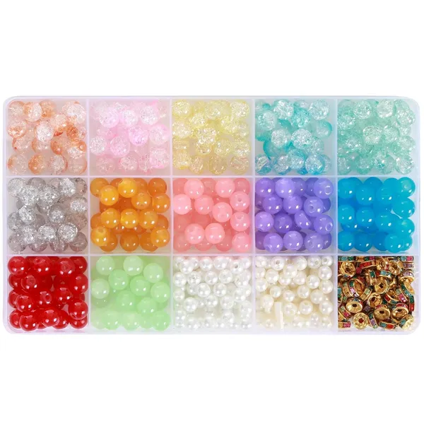 Gold_15-Compartment_Bracelet_Making_Kit_For_Kids_And_Adults-_400+_Glass_&_Evil_Eye_Beads,Gold_Spacer_Beads,Charms,Elastic_Thread,Cutter_&_Gift_Bag_DIY_Jewelry_Craft_Set_For_Girls