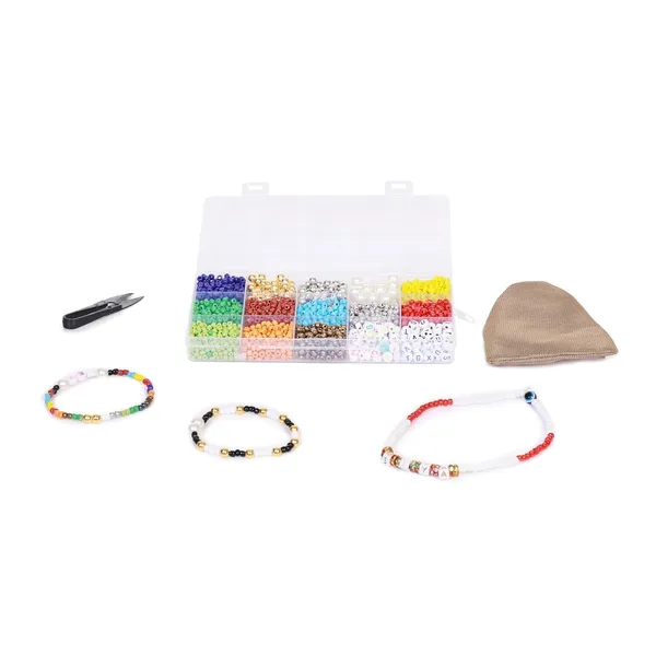 Multicolor_6/0_Seed_Beads_Bracelet_Making_Kit_with_Alphabet,_Metallic,_Tools_&_Pouch__2500+_Pcs_Jewelry_Craft_Set_for_DIY_Bracelets_&_Personalized_Gifts_Birthday_girls_2_3_4_5_6_7_8_9_years_(Seed_Beads)