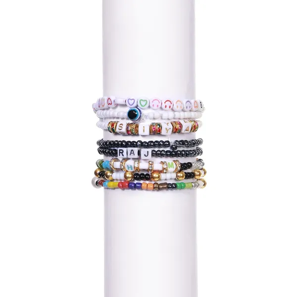 Multicolor_15-Compartment_Bracelet_Making_Kit_with_6/0_Seed_Beads__1400+_Colorful_Including_Metallic,_Pearl,_Alphabet_&_Charms__DIY_Jewelry_Making_Set_for_Kids_with_Elastic_Thread,_Cutter_&_Pouch_Birthday_1_2_3_4_5_6_7_8_9_age_years_(Seed_Beads)