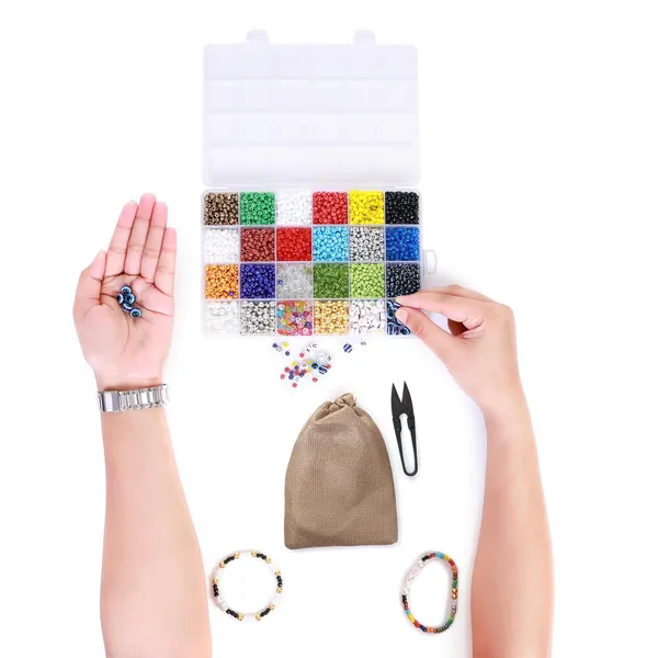 Multicolor_Bracelet_Making_Kit_with_2900+_Pcs__Seed_Beads,_Evil_Eye,_Alphabet,_Metallic,_Tools_&_Pouch_for_Girls_DIY_Jewelry_Craft_Birthday_Gift_for_Girls_2_3_4_5_6_7_8_9_Years