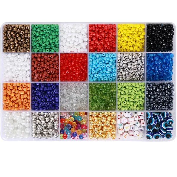 Multicolor_Bracelet_Making_Kit_with_2900+_Pcs__Seed_Beads,_Evil_Eye,_Alphabet,_Metallic,_Tools_&_Pouch_for_Girls_DIY_Jewelry_Craft_Birthday_Gift_for_Girls_2_3_4_5_6_7_8_9_Years