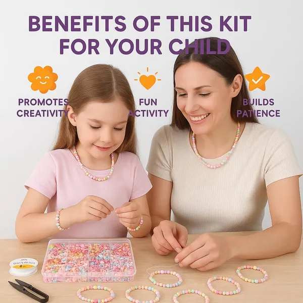 Multicolor_DIY_Bracelet_Making_Kit_-_24_Colorful_Beads,_10m_Elastic_Thread,_Jute_Bag,_and_Cutter_-_Gift_for_Girls_Birthdays_(Dual_Tone_)