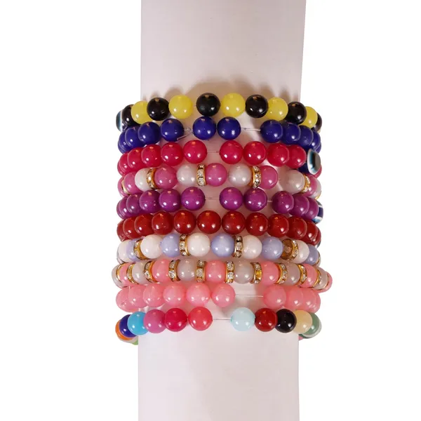 Multicolor_AmbitieuxBracelet_Jewelry_Making_Kit_with_24_Vibrant_Color_Beads_&_Elastic_Thread__DIY_Bead_Craft_Set_for_Kids_&_Adults__Perfect_for_Bracelet,_Necklace,_and_Jewelry_Creations_(8_mm_Moon_Beads)