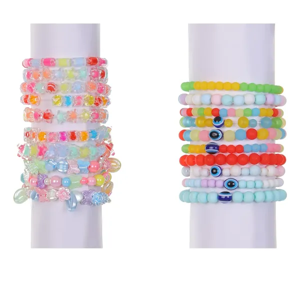 Multicolor_AmbitieuxBracelet_Jewelry_Making_Kit_with_24_Vibrant_Color_Beads_&_Elastic_Thread__DIY_Bead_Craft_Set_for_Kids_&_Adults__Perfect_for_Bracelet,_Necklace,_and_Jewelry_Creations_(Double_beads_)