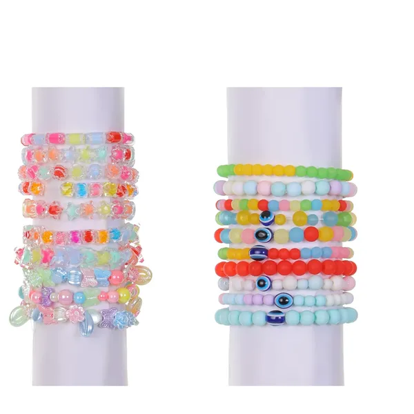 Multicolor_AmbitieuxBracelet_Jewelry_Making_Kit_with_24_Vibrant_Color_Beads_&_Elastic_Thread__DIY_Bead_Craft_Set_for_Kids_&_Adults__Perfect_for_Bracelet,_Necklace,_and_Jewelry_Creations_(Double_beads_With_Glass_beads)
