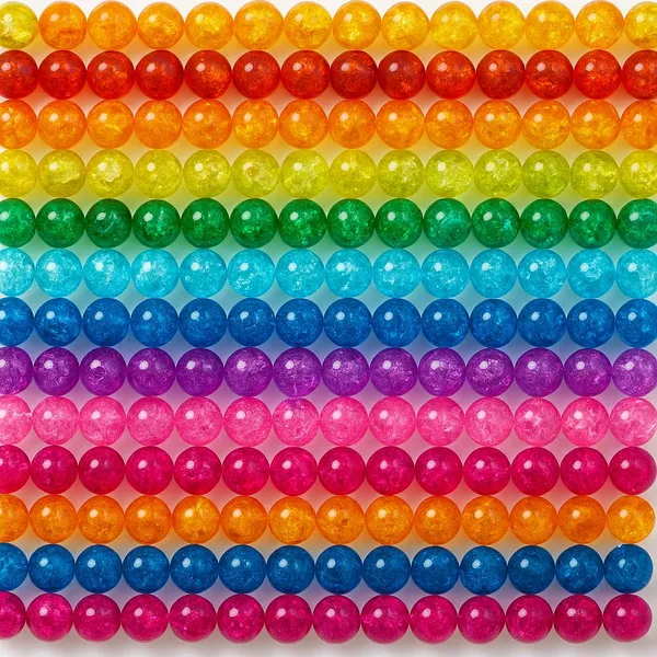 Peach_650+_Pcs_Crackle_Glass_Beads_for_Jewelry_Making_|_8mm_Assorted_Color_Round_Glass_Beads_for_Bracelet,_Necklace,_Anklet_&_DIY_Craft_|_Bulk_Bead_Kit_for_Selling_&_Handmade_Business