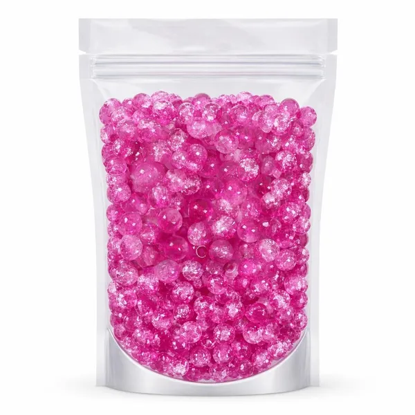 Pink_650+_Pcs_Crackle_Glass_Beads_for_Jewelry_Making_|_8mm_Assorted_Color_Round_Glass_Beads_for_Bracelet,_Necklace,_Anklet_&_DIY_Craft_|_Bulk_Bead_Kit_for_Selling_&_Handmade_Business