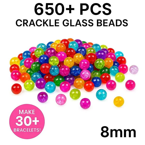 Transparent_650+_Pcs_Crackle_Glass_Beads_for_Jewelry_Making_|_8mm_Assorted_Color_Round_Glass_Beads_for_Bracelet,_Necklace,_Anklet_&_DIY_Craft_|_Bulk_Bead_Kit_for_Selling_&_Handmade_Business
