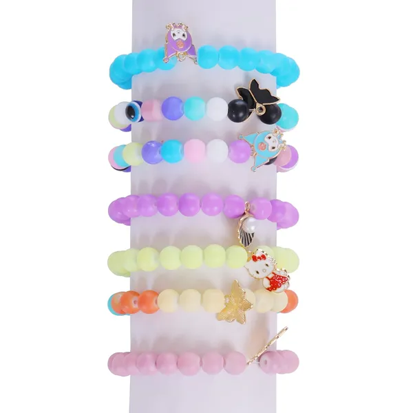 Multicolor_48-Compartment_Jewelry_Making_Kit_with_8_Gold_&_7_Silver_Charms__Bead_Set_with_Cutter_&_2_Rolls_of_0.7mm_Elastic_String_(10m_Each)__DIY_Bracelet_&_Necklace_Crafting_Kit_for_girls_birthday_gift_2_3_4_5_6_7_8_9