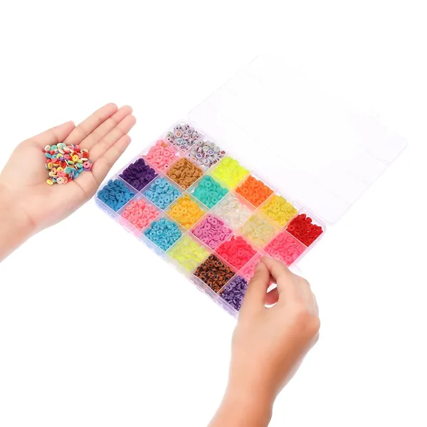 Multicolor_DIY_Bracelet_Making_Kit_for_Girls__48_Compartment_Combo_Set_with_1000+_Beads,_8_Charms,_Disc_Beads,_Alphabet_Beads,_2_Elastic_Threads,_Cutter_&_Hooks__Jewellery_Craft_Kit_for_Kids_Age_712_for_girls_birthday_gift_2_3_4_5_6_7_8_9