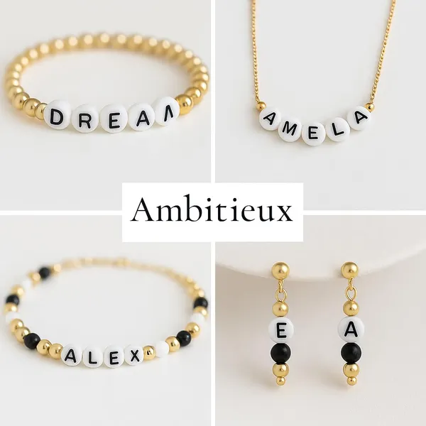 Multicolor_350+_Round_Alphabet_Letter_Black_and_White_Beads_for_Bracelet_Jewellery_Making_with_10m_Elastic_Thread_(0.8mm)_|_Round,_Cube_and_Heart_Shape_(Round_White_Black)